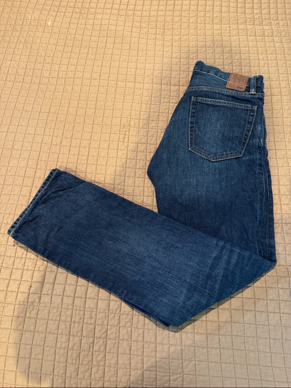 GAP Men's Straight Dark Blue Denim Jeans 30x32